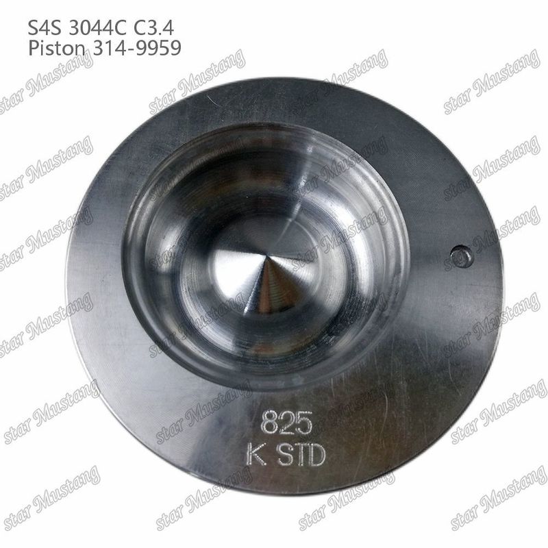 S4S 3044C C3.4 825 محرك البستون غرفة الفين حجم 53mm 60mm حلقة الزيت 4mm 314-9959 لقطع غيار محرك Mitsubishi
