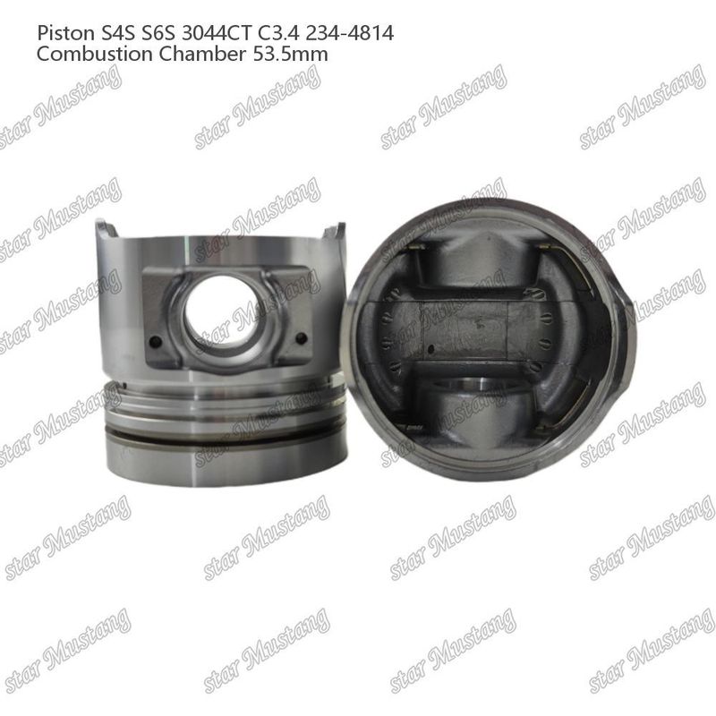 S4S S6S 3044CT C3.4 محرك البستون الحجرة الألفينية حجم 53.5mm حلقة الزيت 4.5mm 234-4814 لقطع غيار محرك Mitsubishi