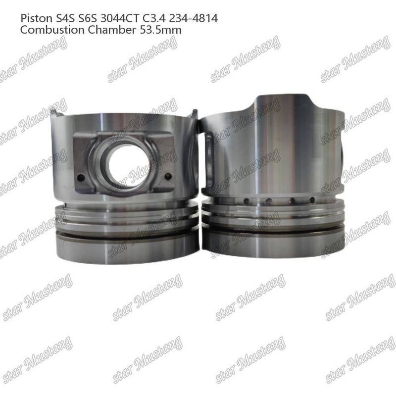 S4S S6S 3044CT C3.4 محرك البستون الحجرة الألفينية حجم 53.5mm حلقة الزيت 4.5mm 234-4814 لقطع غيار محرك Mitsubishi