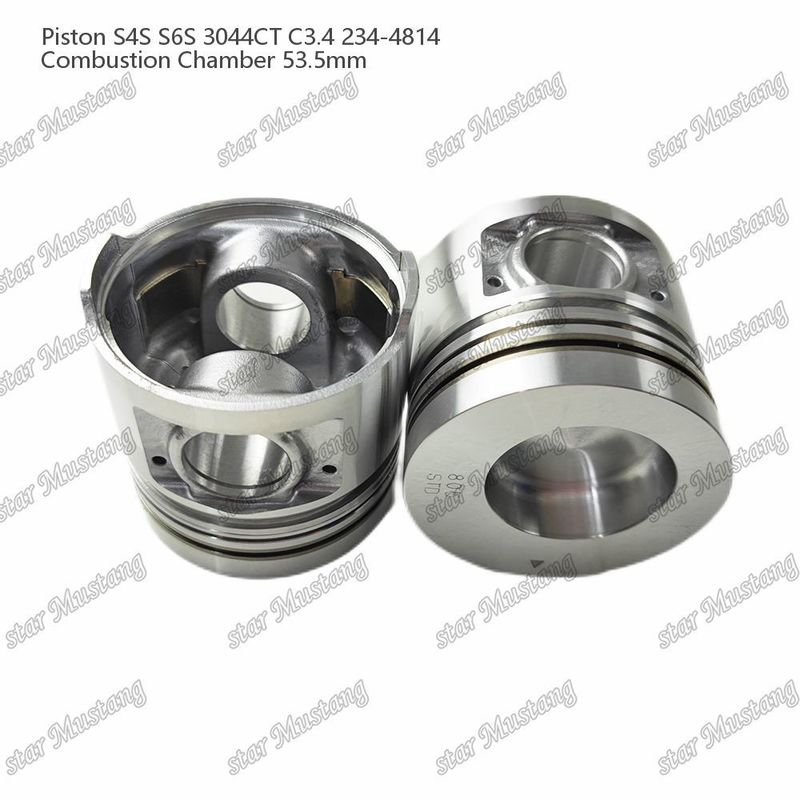 S4S S6S 3044CT C3.4 محرك البستون الحجرة الألفينية حجم 53.5mm حلقة الزيت 4.5mm 234-4814 لقطع غيار محرك Mitsubishi