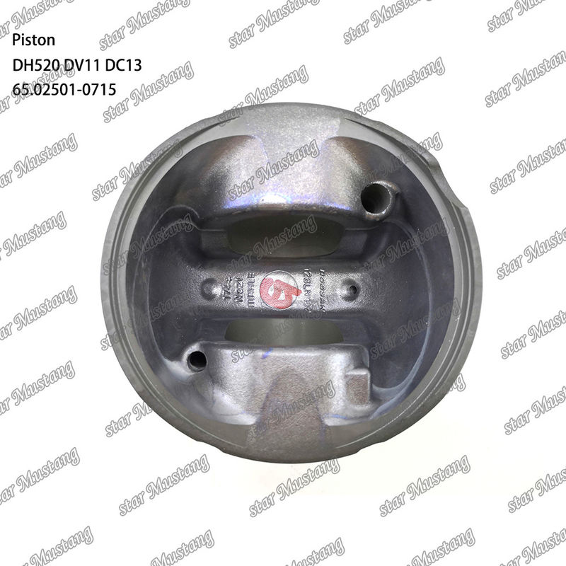 المكبس DH520 DV11 DC13 65.02501-0715 لأجزاء إصلاح محركات الديزل Doosan