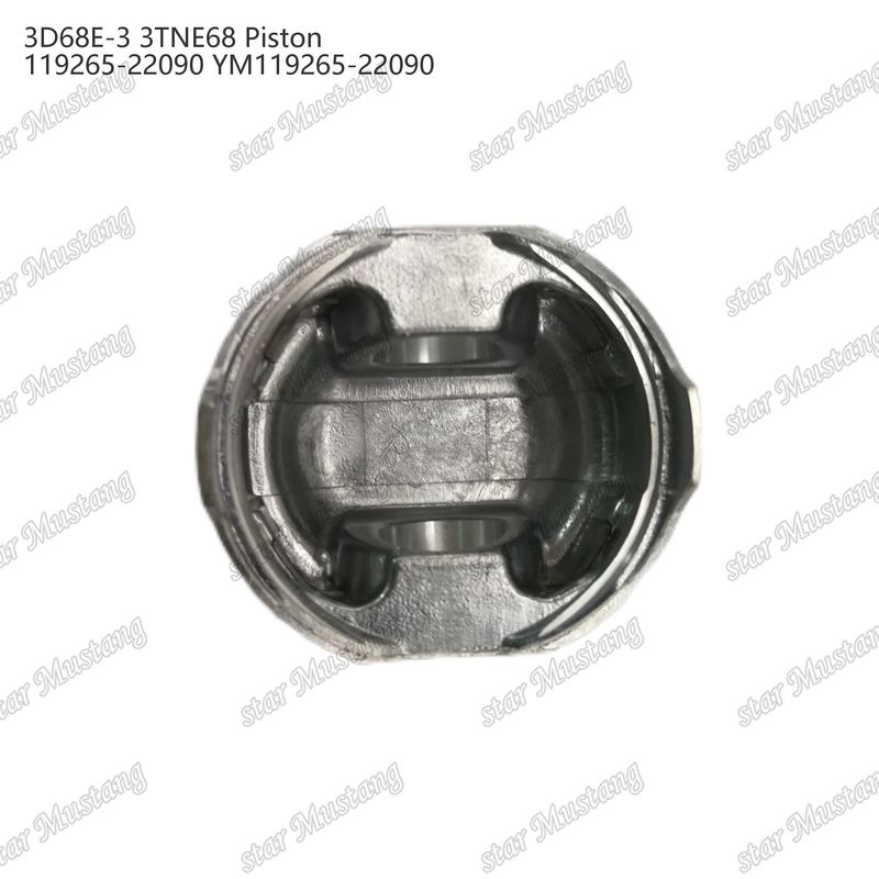 المكبس 3D68E-3 3TNE68 الارتفاع 53mm 119265-22090 YM119265-22090 لجهاز يانمار لإصلاح أجزاء محركات الديزل