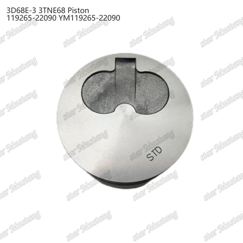 المكبس 3D68E-3 3TNE68 الارتفاع 53mm 119265-22090 YM119265-22090 لجهاز يانمار لإصلاح أجزاء محركات الديزل