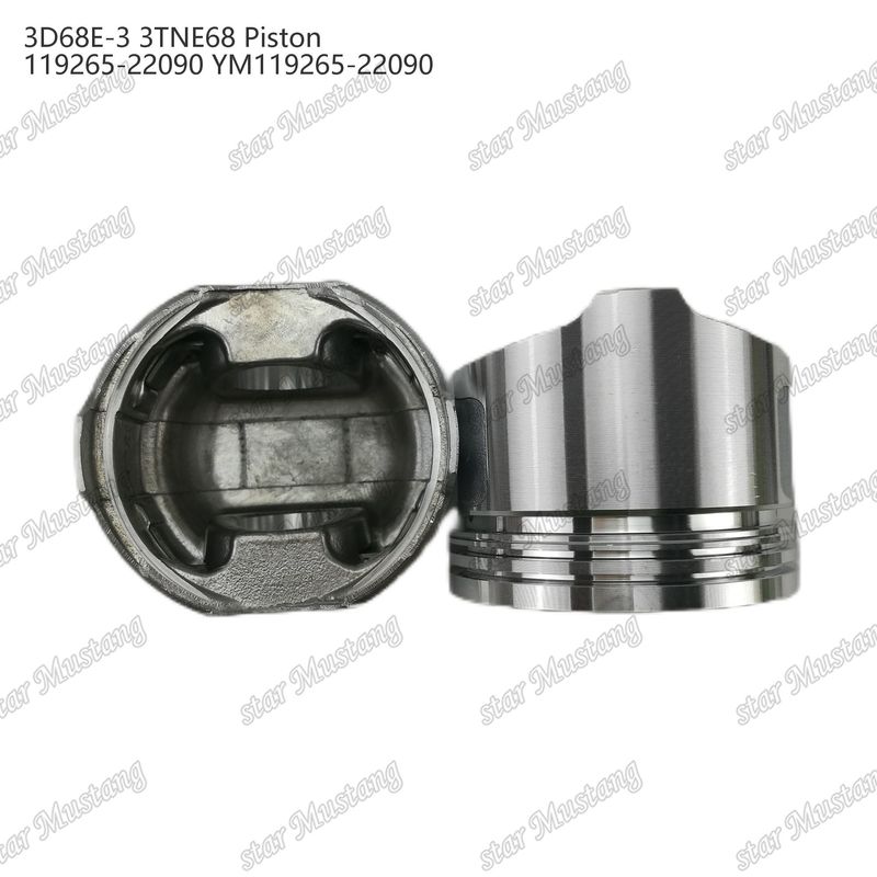 المكبس 3D68E-3 3TNE68 الارتفاع 53mm 119265-22090 YM119265-22090 لجهاز يانمار لإصلاح أجزاء محركات الديزل