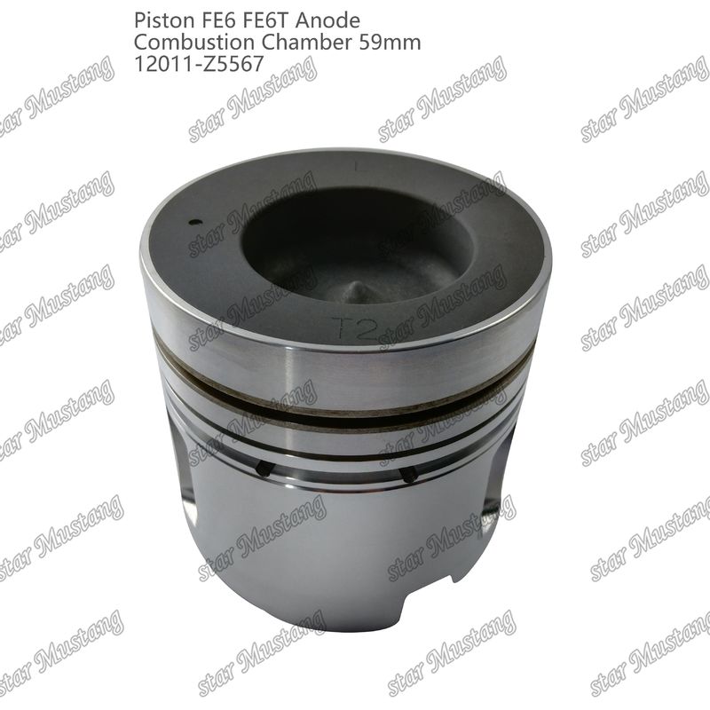 FE6 FE6T غرفة البستون المحرك حجم 59mm 3x2x4mm 12011-Z5567 لقطع غيار محرك نيسان