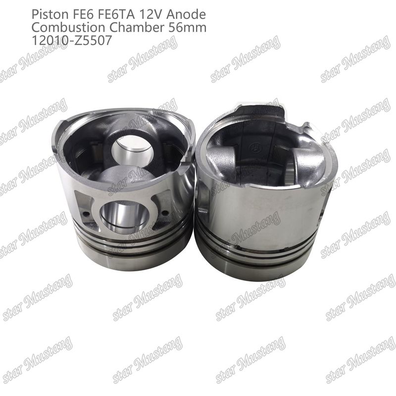 FE6 FE6TA محرك البستون12V حجرة حجم 56mm 2.5x2x4mm 12010-Z5507 لأجزاء احتياطية محرك نيسان