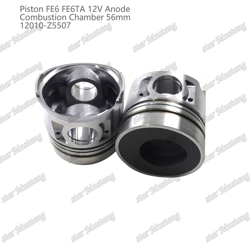 FE6 FE6TA محرك البستون12V حجرة حجم 56mm 2.5x2x4mm 12010-Z5507 لأجزاء احتياطية محرك نيسان