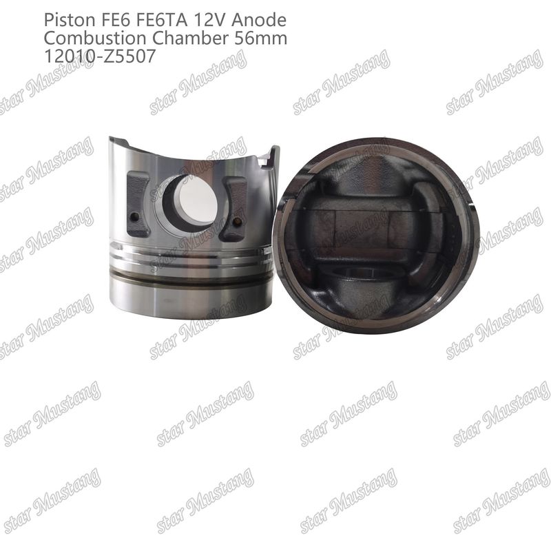 FE6 FE6TA محرك البستون12V حجرة حجم 56mm 2.5x2x4mm 12010-Z5507 لأجزاء احتياطية محرك نيسان