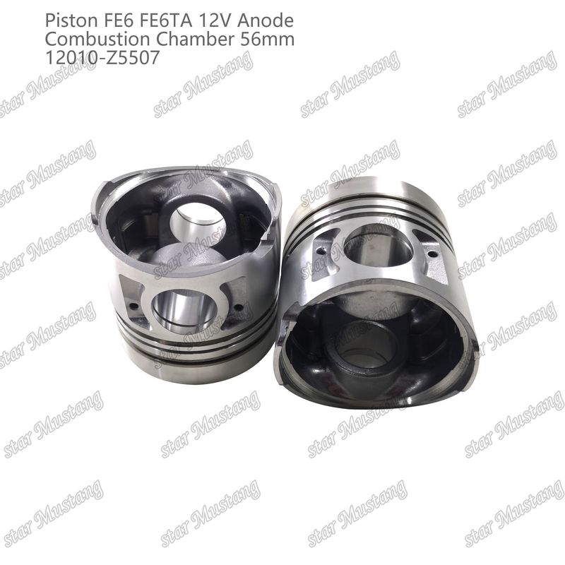 FE6 FE6TA محرك البستون12V حجرة حجم 56mm 2.5x2x4mm 12010-Z5507 لأجزاء احتياطية محرك نيسان