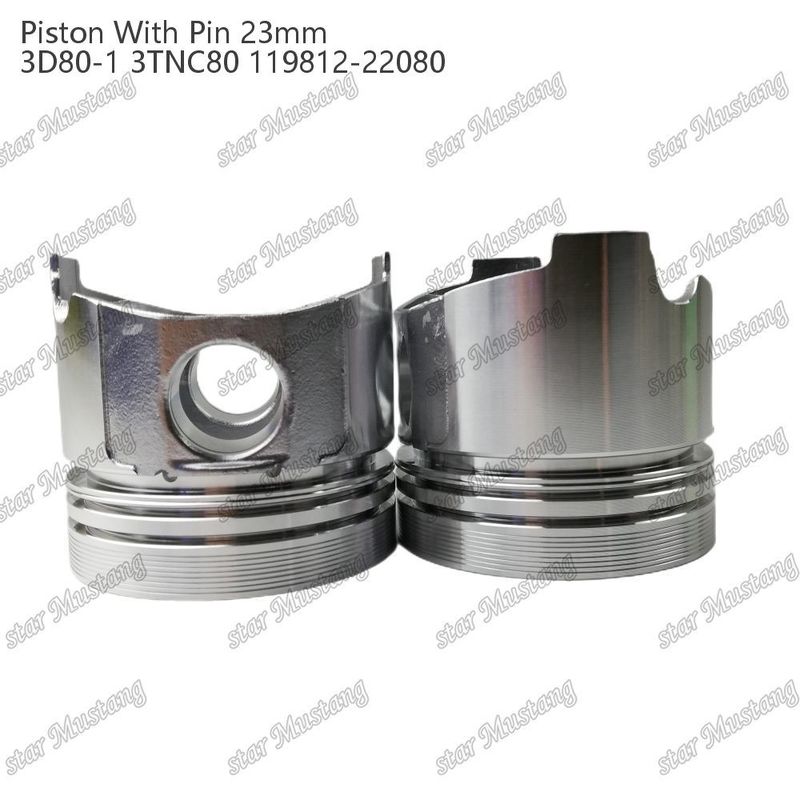 المكبس 3D80-1 3TNC80 PIN SIZE 23mm 119812-22080 لأجزاء إصلاح محركات الديزل Yanmar