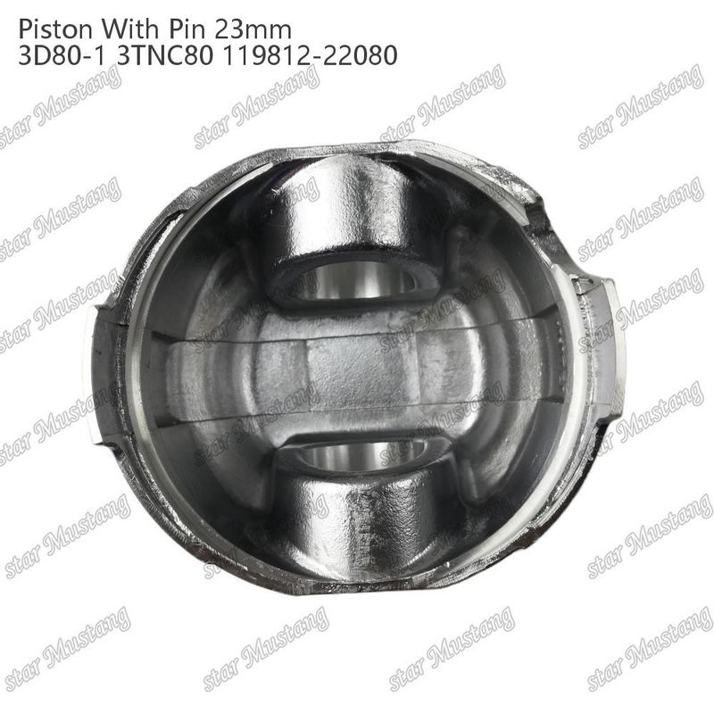 المكبس 3D80-1 3TNC80 PIN SIZE 23mm 119812-22080 لأجزاء إصلاح محركات الديزل Yanmar