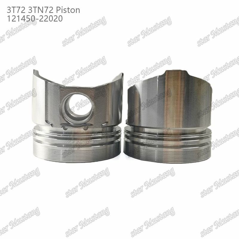 البستون 3TN72 3T72 أسفل مسطح 65.5mm ارتفاع 121450-22020 لأجزاء إصلاح محركات الديزل Yanmar