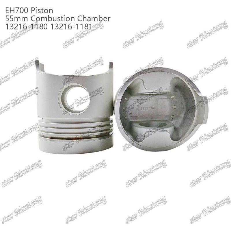 مسدس EH700 غرفة الاحتراق 55mm 13216-1181 13216-1180 لجزء إصلاح محركات الديزل Hino