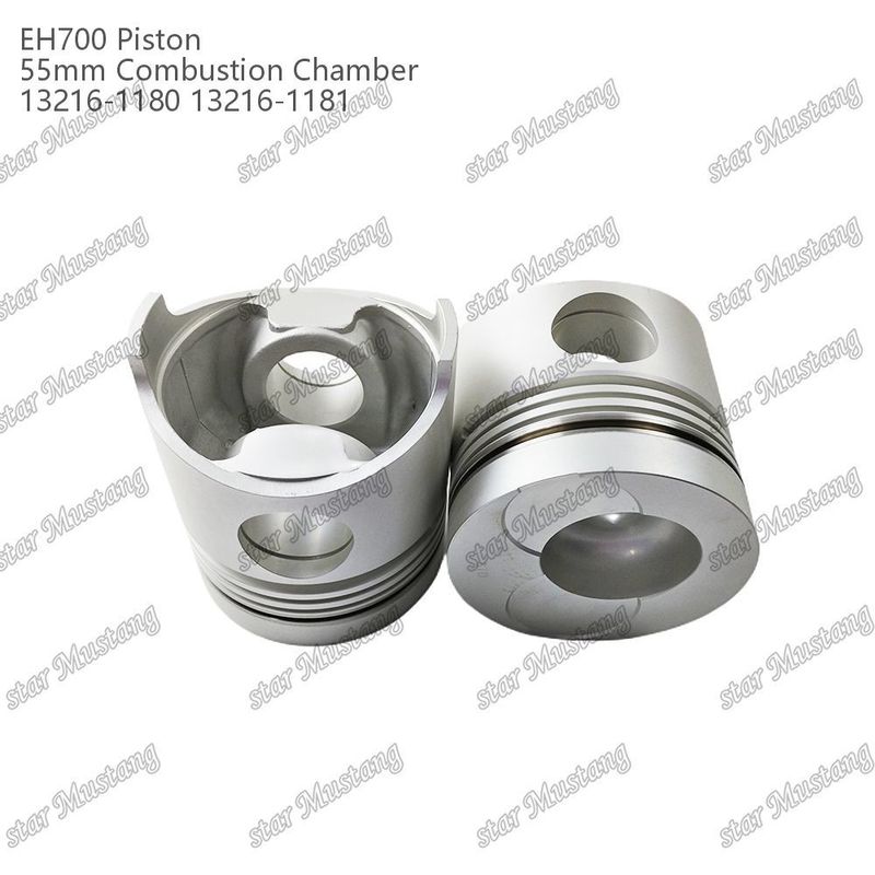مسدس EH700 غرفة الاحتراق 55mm 13216-1181 13216-1180 لجزء إصلاح محركات الديزل Hino