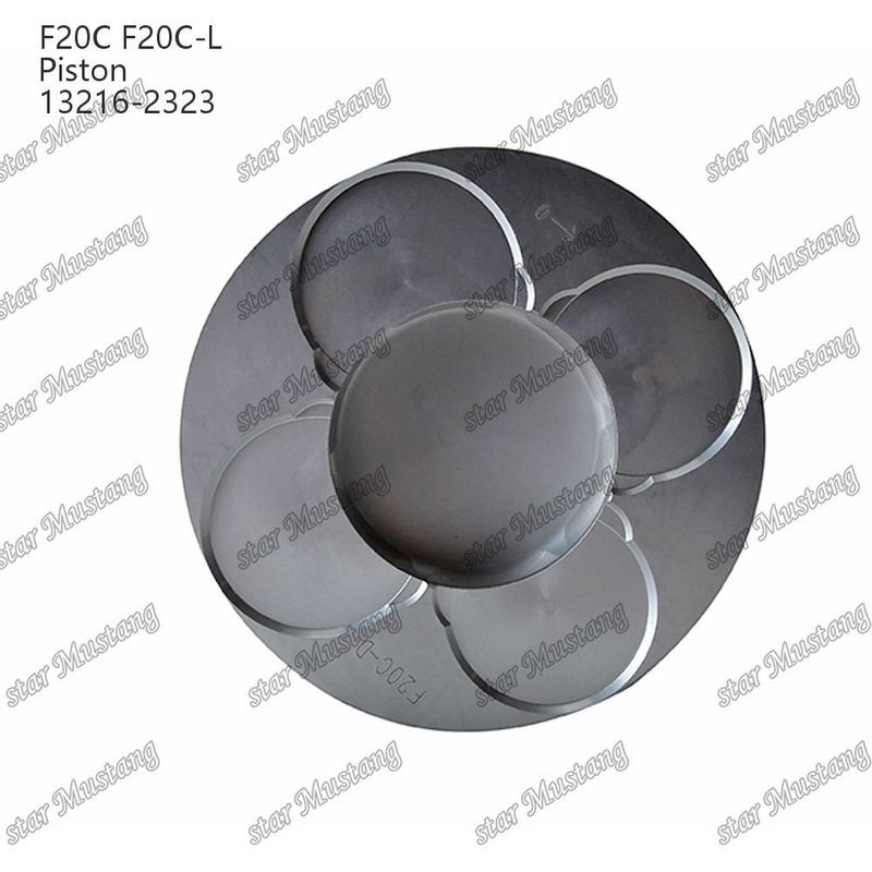 المكبس F20C-L القاع المسطح 13216-2323 لأجزاء إصلاح محركات هينو الديزل