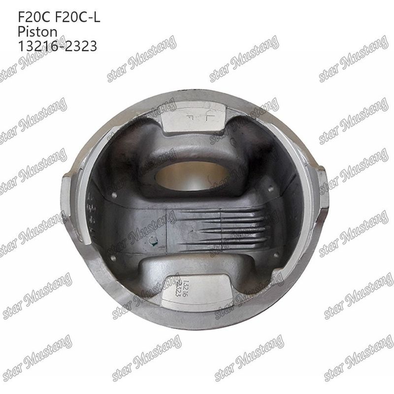 المكبس F20C-L القاع المسطح 13216-2323 لأجزاء إصلاح محركات هينو الديزل