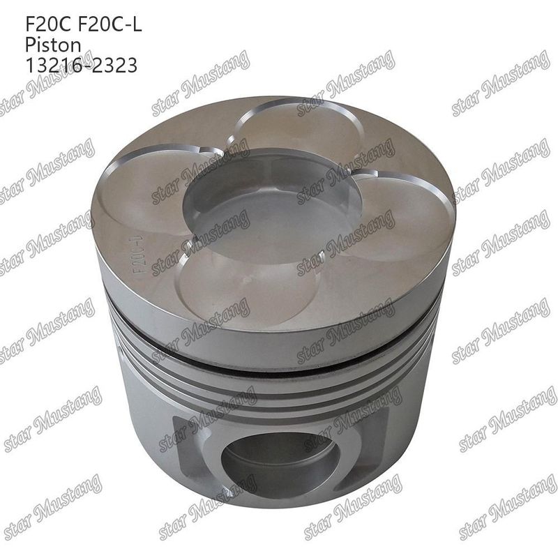 المكبس F20C-L القاع المسطح 13216-2323 لأجزاء إصلاح محركات هينو الديزل