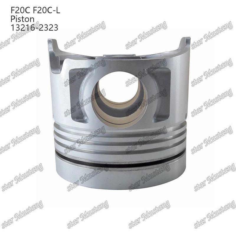 المكبس F20C-L القاع المسطح 13216-2323 لأجزاء إصلاح محركات هينو الديزل