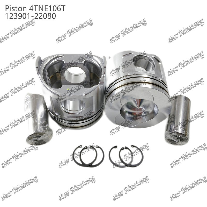 البستون 4TNE106T مع طباعة الصمام 123901-22080 لأجزاء إصلاح محركات الديزل Yanmar