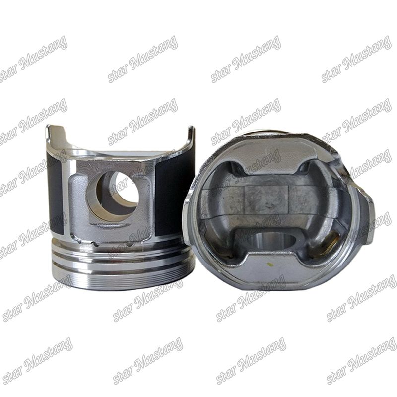 المكبس S4D84E-5 4TNV84 ارتفاع 84mm غرفة الاحتراق الحجم 41.3mm 129508-22080 لأجزاء إصلاح محركات الديزل Yanmar