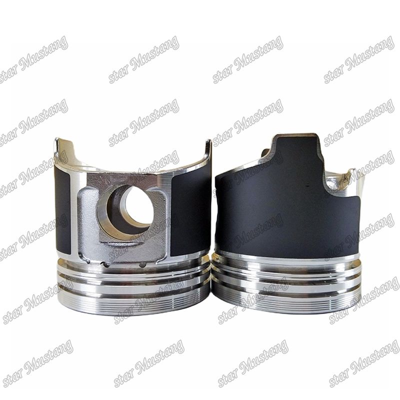 المكبس S4D84E-5 4TNV84 ارتفاع 84mm غرفة الاحتراق الحجم 41.3mm 129508-22080 لأجزاء إصلاح محركات الديزل Yanmar