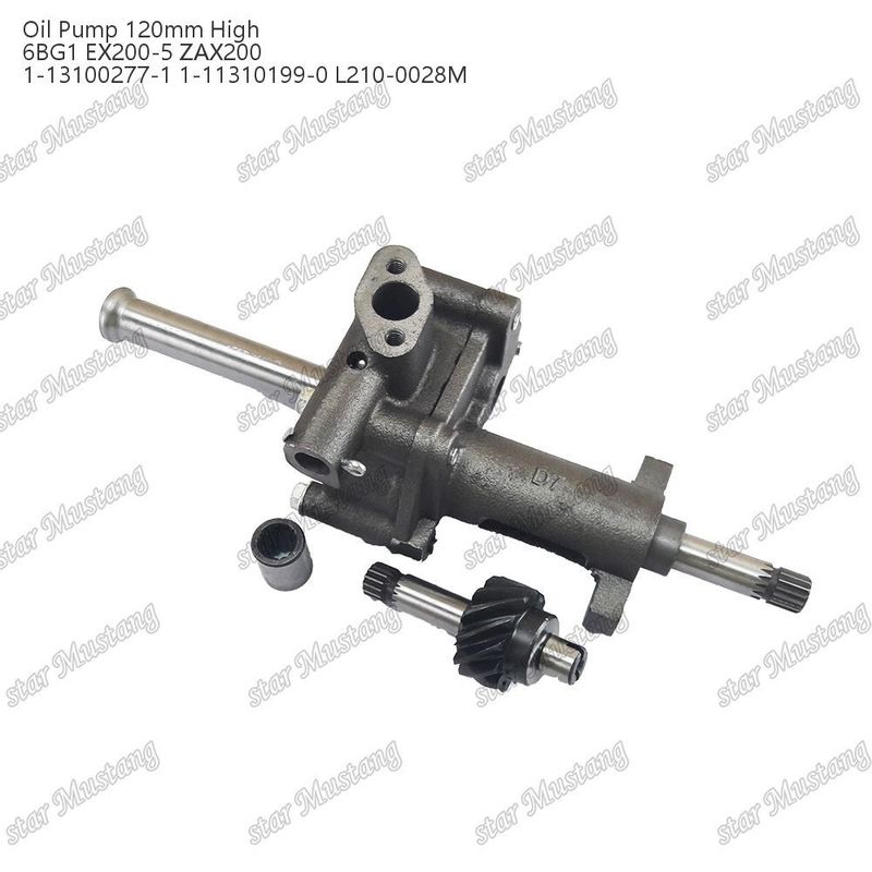 مضخة الزيت 6BG1 120mm عالية EX200-5 ZAX200 1-13100277-1 1-13100204-1 لقطع غيار محرك Isuzu