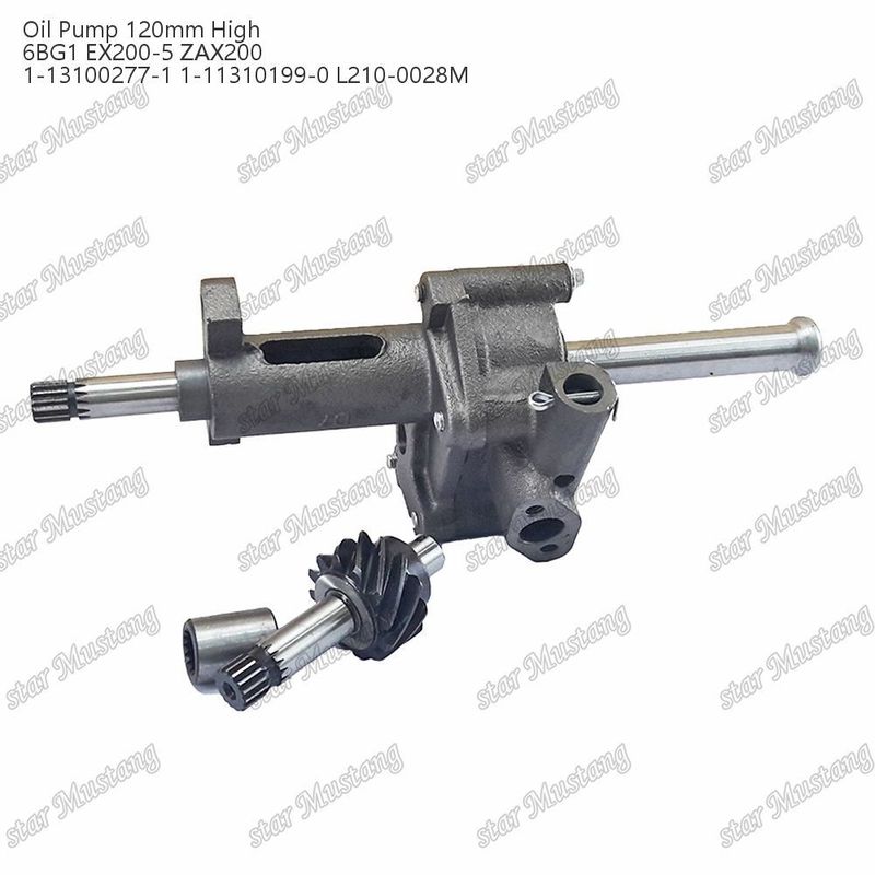 مضخة الزيت 6BG1 120mm عالية EX200-5 ZAX200 1-13100277-1 1-13100204-1 لقطع غيار محرك Isuzu