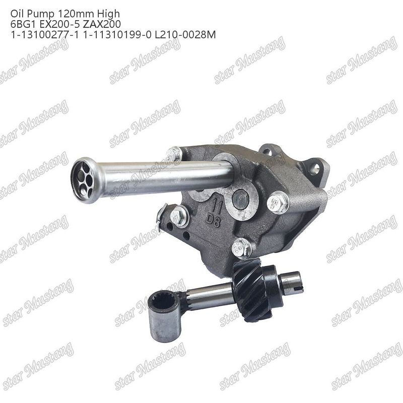 مضخة الزيت 6BG1 120mm عالية EX200-5 ZAX200 1-13100277-1 1-13100204-1 لقطع غيار محرك Isuzu