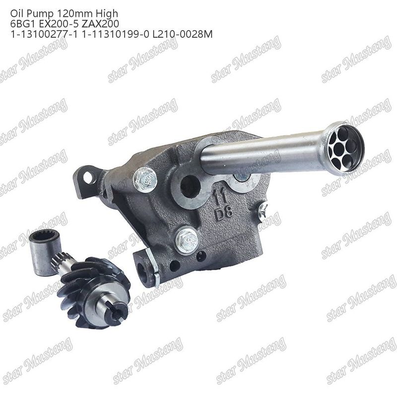 مضخة الزيت 6BG1 120mm عالية EX200-5 ZAX200 1-13100277-1 1-13100204-1 لقطع غيار محرك Isuzu
