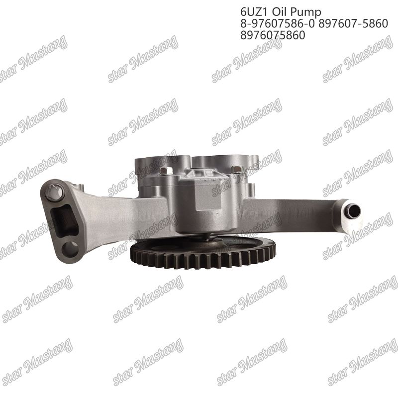 مضخة النفط 6UZ1 8-97607586-0 897607-5860 8976075860 لأجزاء احتياطية محرك Isuzu