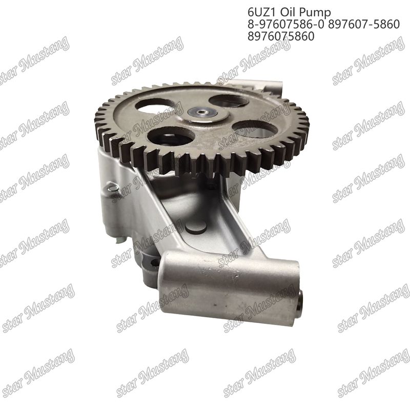 مضخة النفط 6UZ1 8-97607586-0 897607-5860 8976075860 لأجزاء احتياطية محرك Isuzu