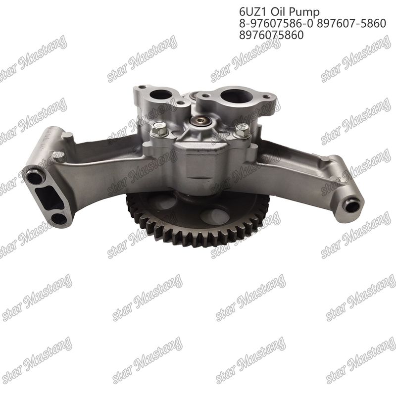 مضخة النفط 6UZ1 8-97607586-0 897607-5860 8976075860 لأجزاء احتياطية محرك Isuzu