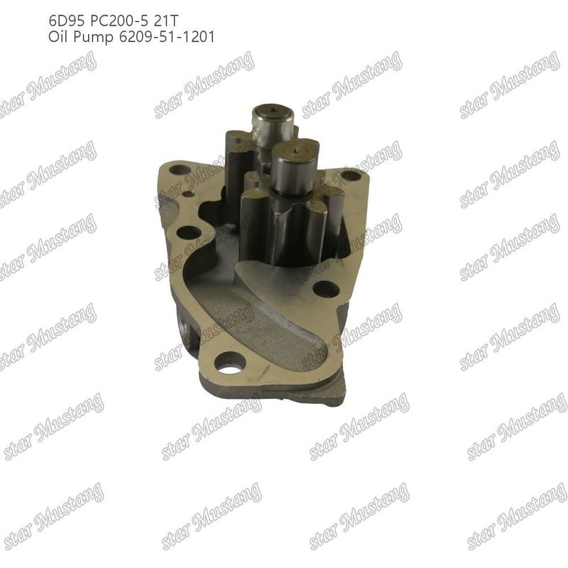 مضخة زيت 6D95 PC200-5 21T 6209-51-1201 لقطع غيار محرك كوماتسو