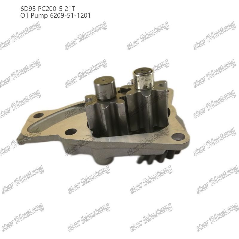 مضخة زيت 6D95 PC200-5 21T 6209-51-1201 لقطع غيار محرك كوماتسو