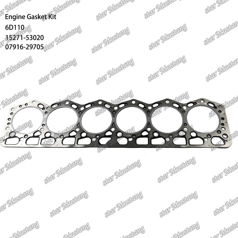 6D110 مجموعة غسيل كاملة 6138-K1-9901 6138-K2-9901 مناسبة لـ Komatsu