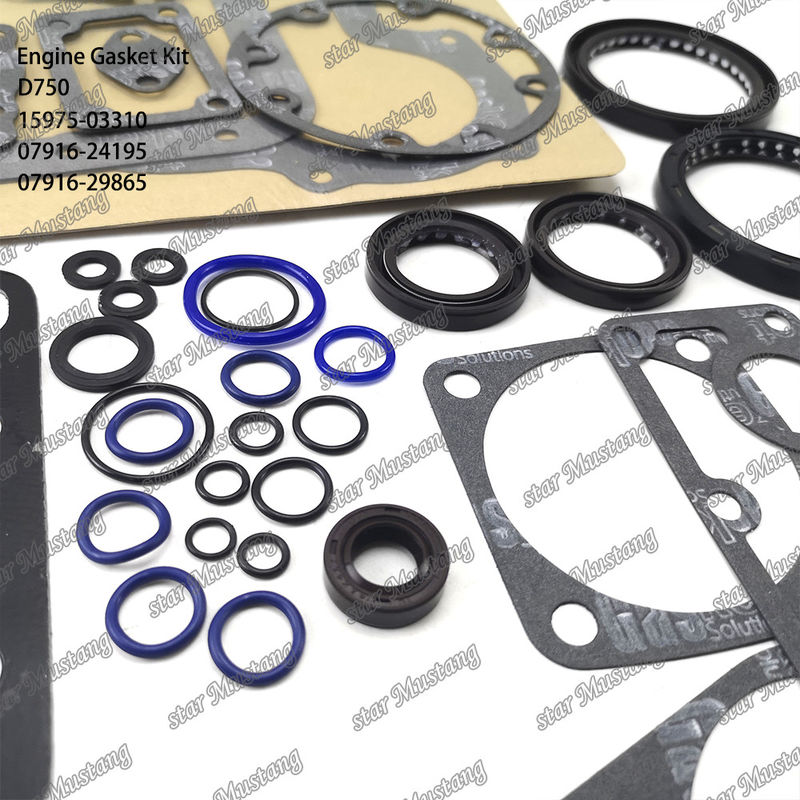D750 مجموعة الصمامات الكاملة الصمامات الرأس 15975-03310 العلوية 07916-24195 السفلية 07916-29865 مناسبة لـ Kubota