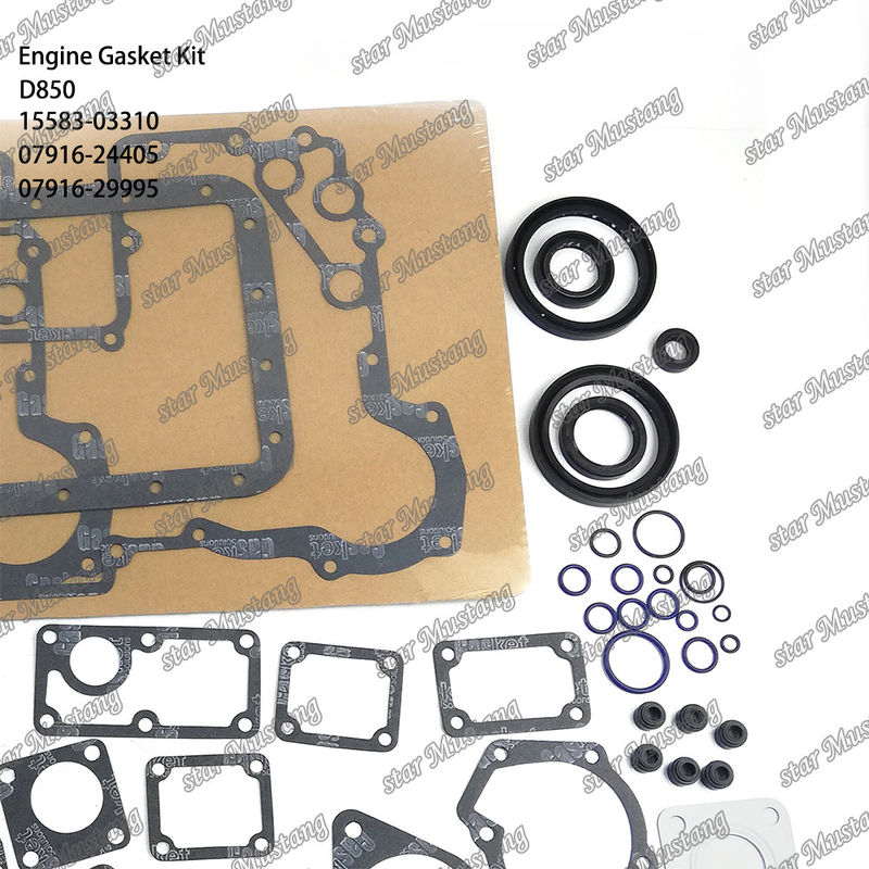 D850 مجموعة الصمامات الكاملة الصمامات الرأس 15583-03310 العلوية 07916-24405 السفلية 07916-29995 مناسبة لـ Kubota