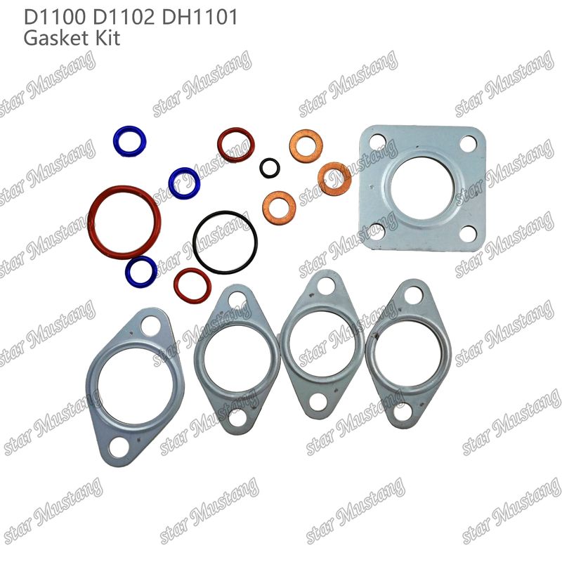 D1100 D1102 DH1101 مجموعة الصمامات الكاملة الصمامات الرأس 15354-03310 العلوية 07916-24345 السفلية 07916-24980 مناسبة لـ Kubota