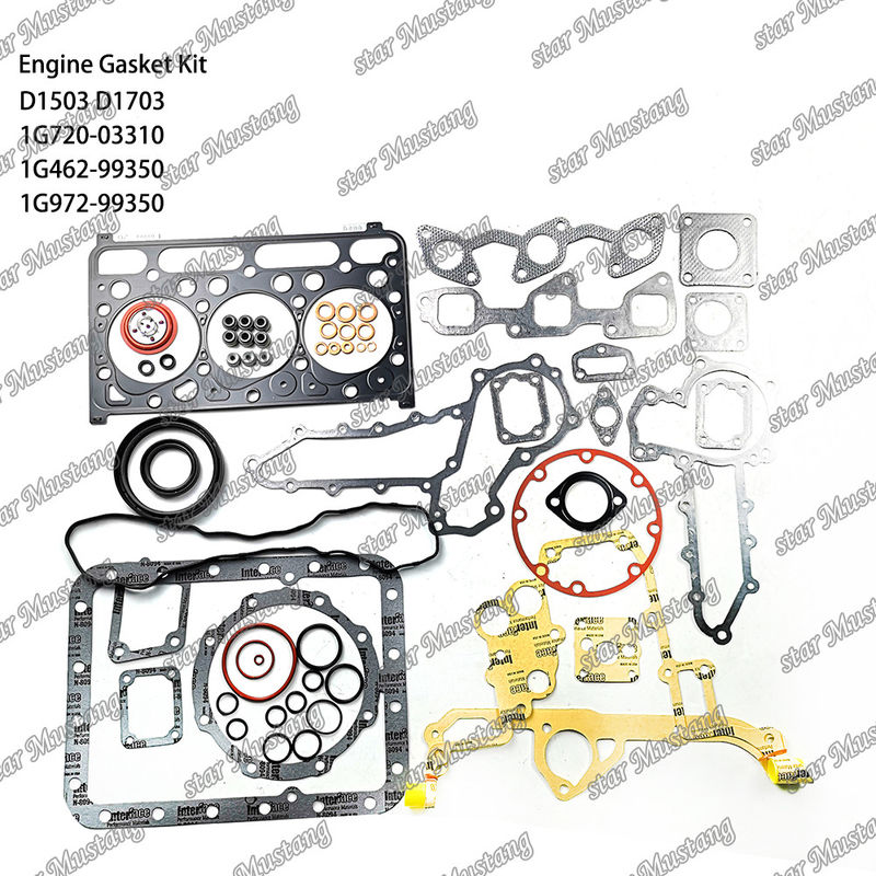 D1503 D1703 مجموعة المسمار الكاملة المعدن 1G720-03310 1G462-99350 1G972-99350 مناسبة لـ Kubota