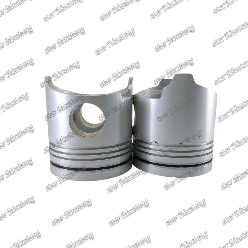 المكبس 8DC11 ME091050 غرفة الاحتراق 76mm حلقة النفط 4mm لقطع غيار محرك Mitsubishi