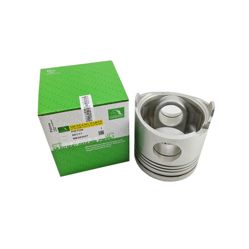 البستون 8DC11 ME093427 غرفة الاحتراق 64mm حلقة الزيت 4mm لقطع غيار محرك Mitsubishi