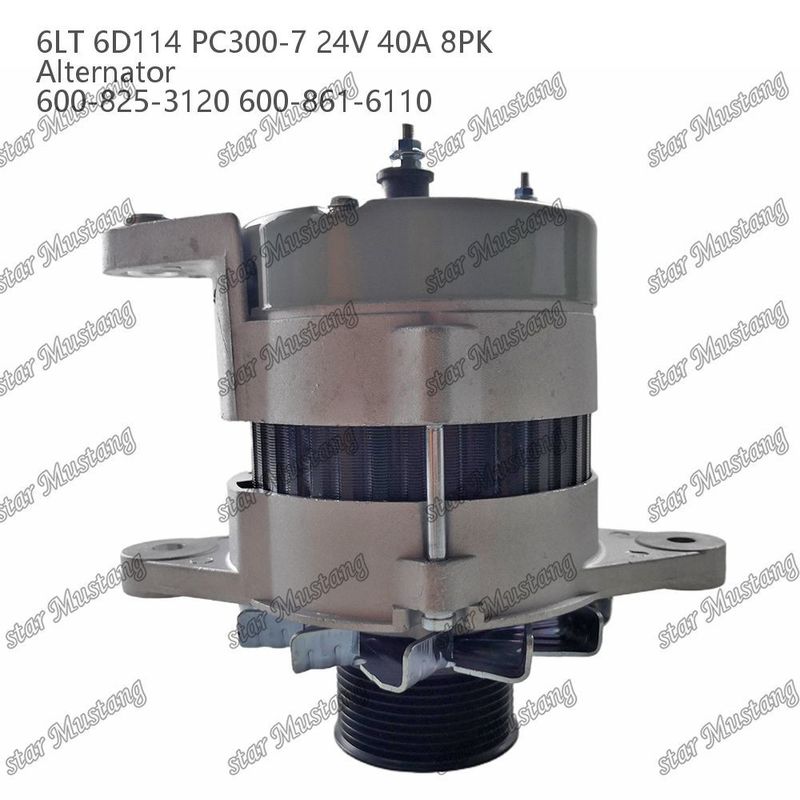 المحول 6LT 6D114 PC300-7 24V 40A 8PK 600-825-3120 600-861-6110