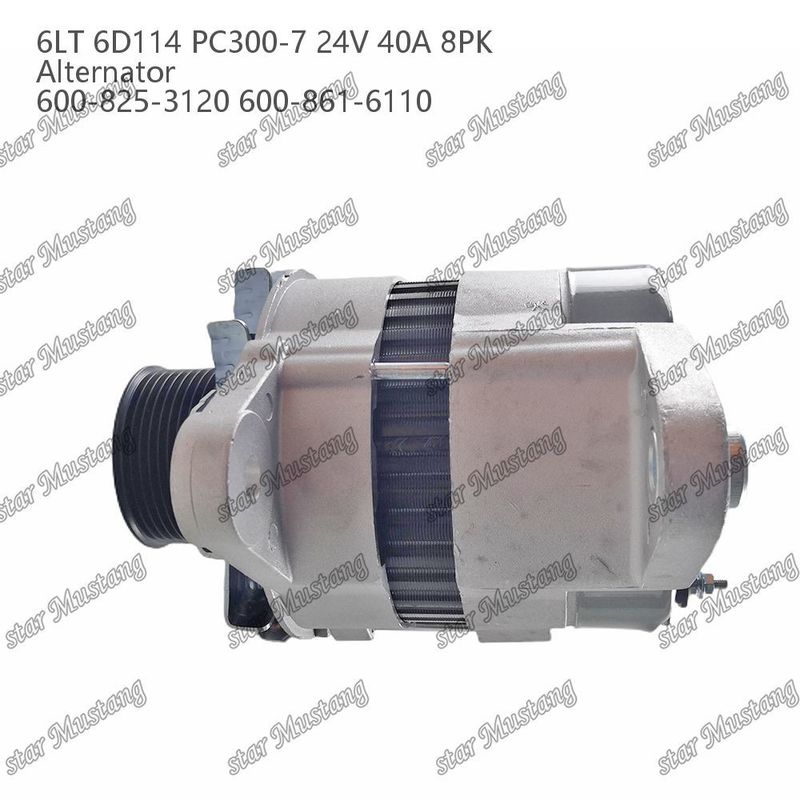 المحول 6LT 6D114 PC300-7 24V 40A 8PK 600-825-3120 600-861-6110