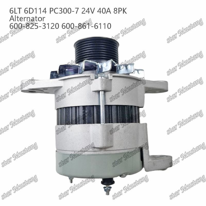 المحول 6LT 6D114 PC300-7 24V 40A 8PK 600-825-3120 600-861-6110