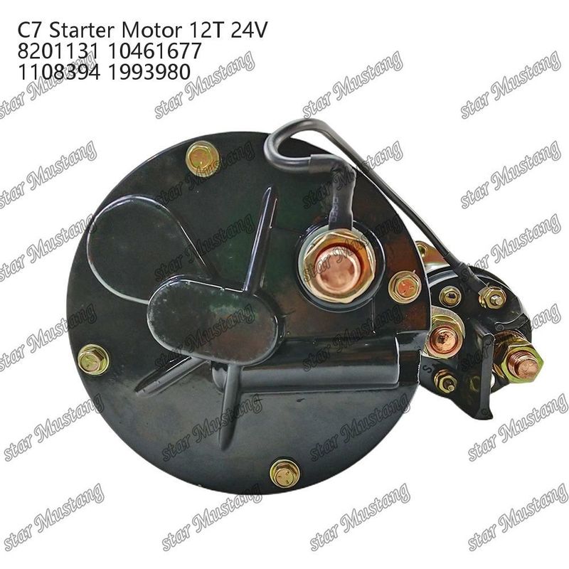 محرك بدء المحرك C7 12T 24V 8201131 10461677 1108394 1993980 لأجزاء احتياطية محرك Caterpillar