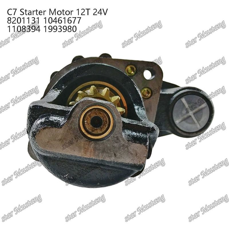 محرك بدء المحرك C7 12T 24V 8201131 10461677 1108394 1993980 لأجزاء احتياطية محرك Caterpillar