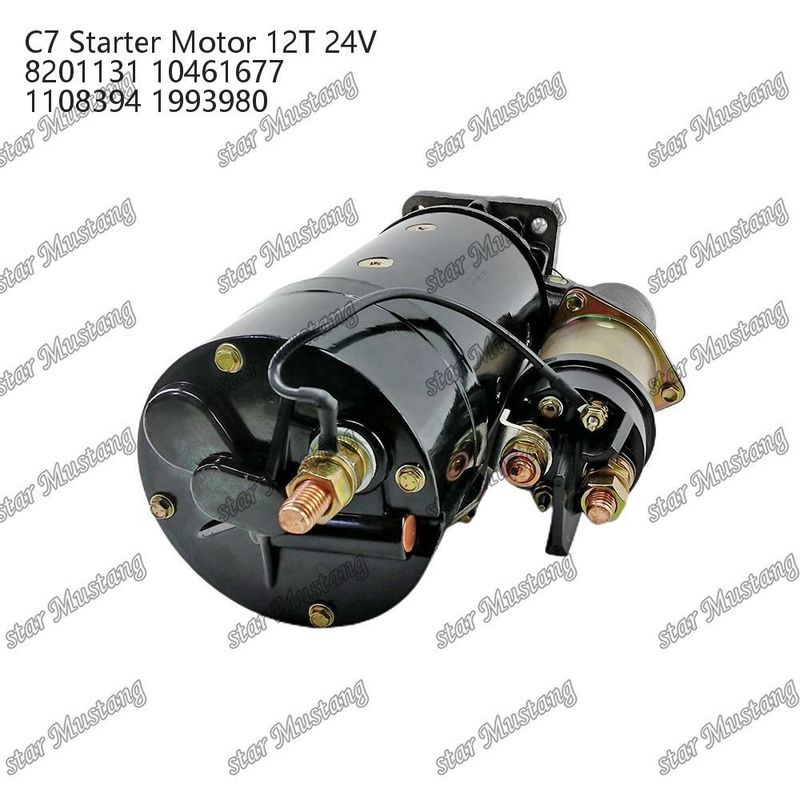 محرك بدء المحرك C7 12T 24V 8201131 10461677 1108394 1993980 لأجزاء احتياطية محرك Caterpillar