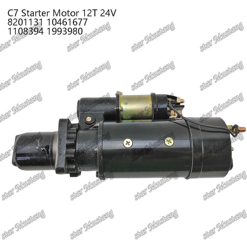 محرك بدء المحرك C7 12T 24V 8201131 10461677 1108394 1993980 لأجزاء احتياطية محرك Caterpillar
