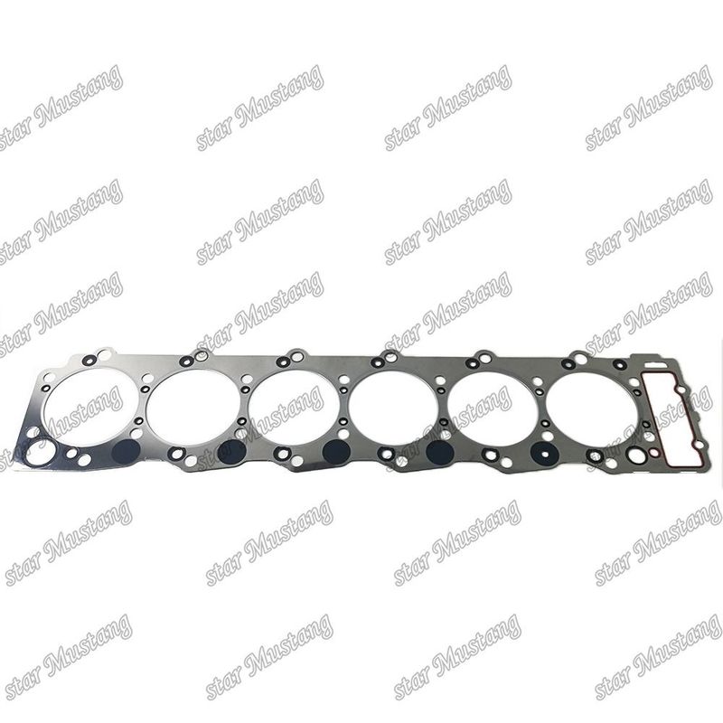 غطاء رأس الاسطوانة 6HH1 المعدن 6207-21-2110 لأجزاء احتياطية محرك ISUZU