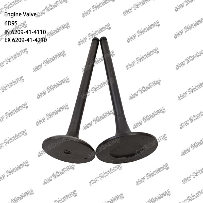 صمام 6D95 IN 6209-41-4110 EX 6209-41-4210 مناسب لقطع غيار محرك كوماتسو